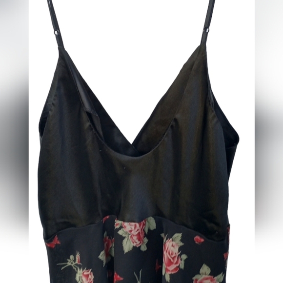 XL Nightie Babydoll Floral Rose pattern Two layer Sexy - Picture 6 of 6
